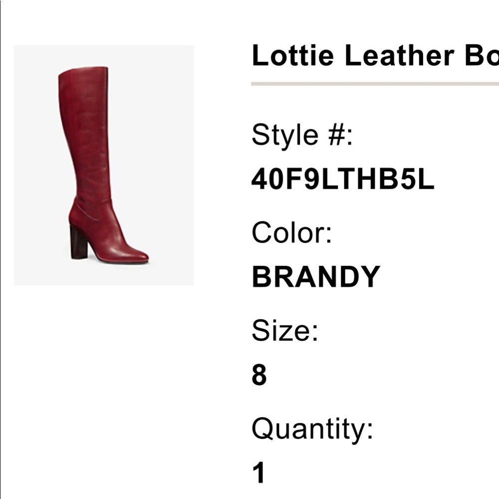 Michael Kors knee high boots